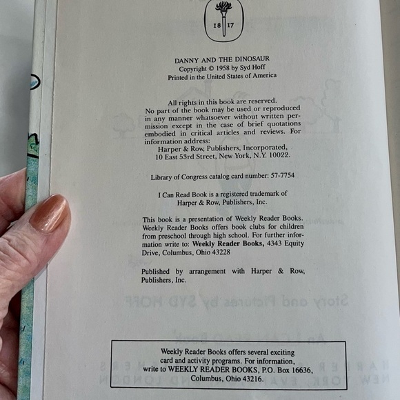 Weekly Reader Book Danny and the Dinosaur I‎ Can Read Hardcover EUC VTG Like New - Picture 4 of 8